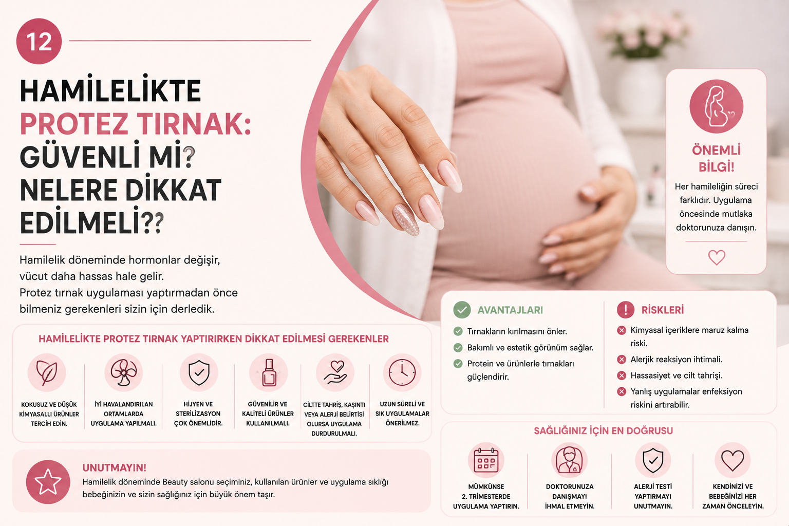 Hamilelikte Protez Tırnak Yaptırılabilir mi?
